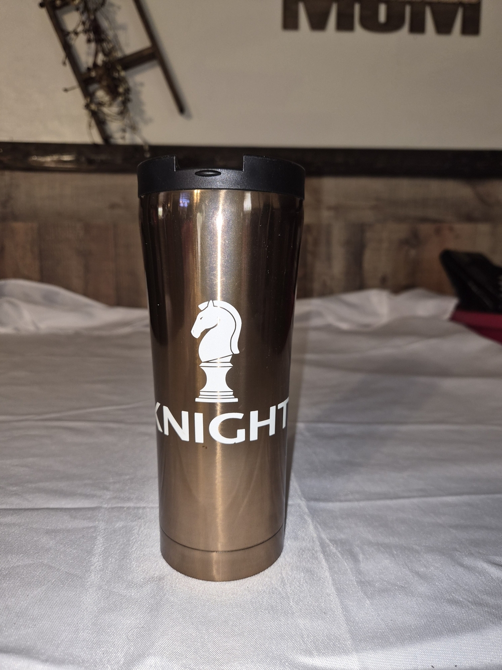 Stainless Steel Travel Tumbler - Bronze